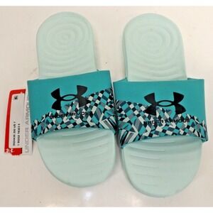 Under Armour Graphic Slide Sandals 3024436-300 WOMENS Size 7